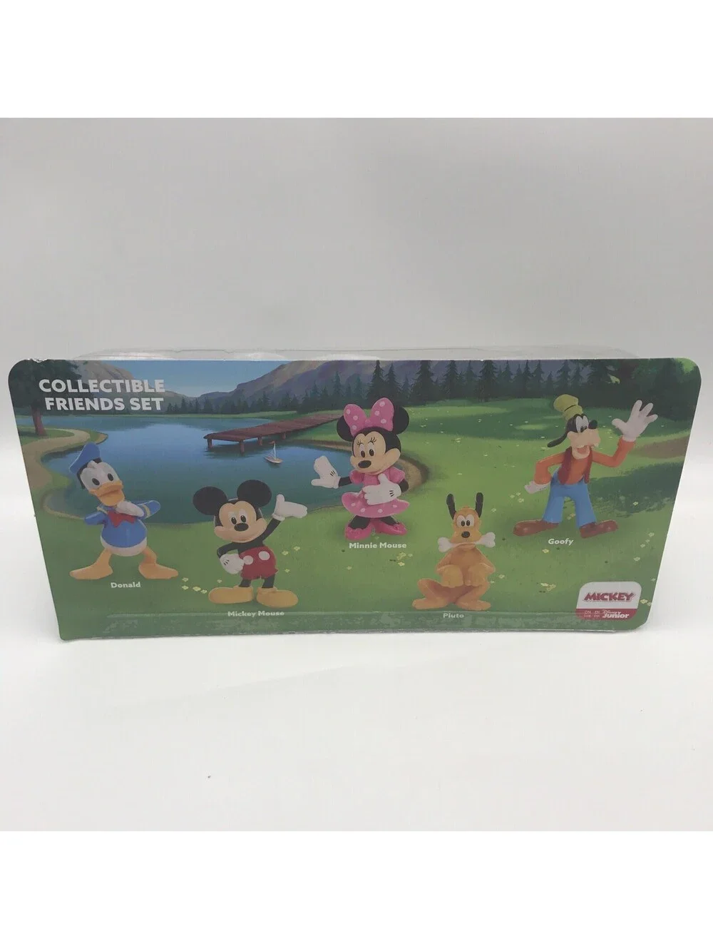 Mickey Mouse Collectible Friends Set Minnie Donald Pluto Goofy Disney Jr 5 figs